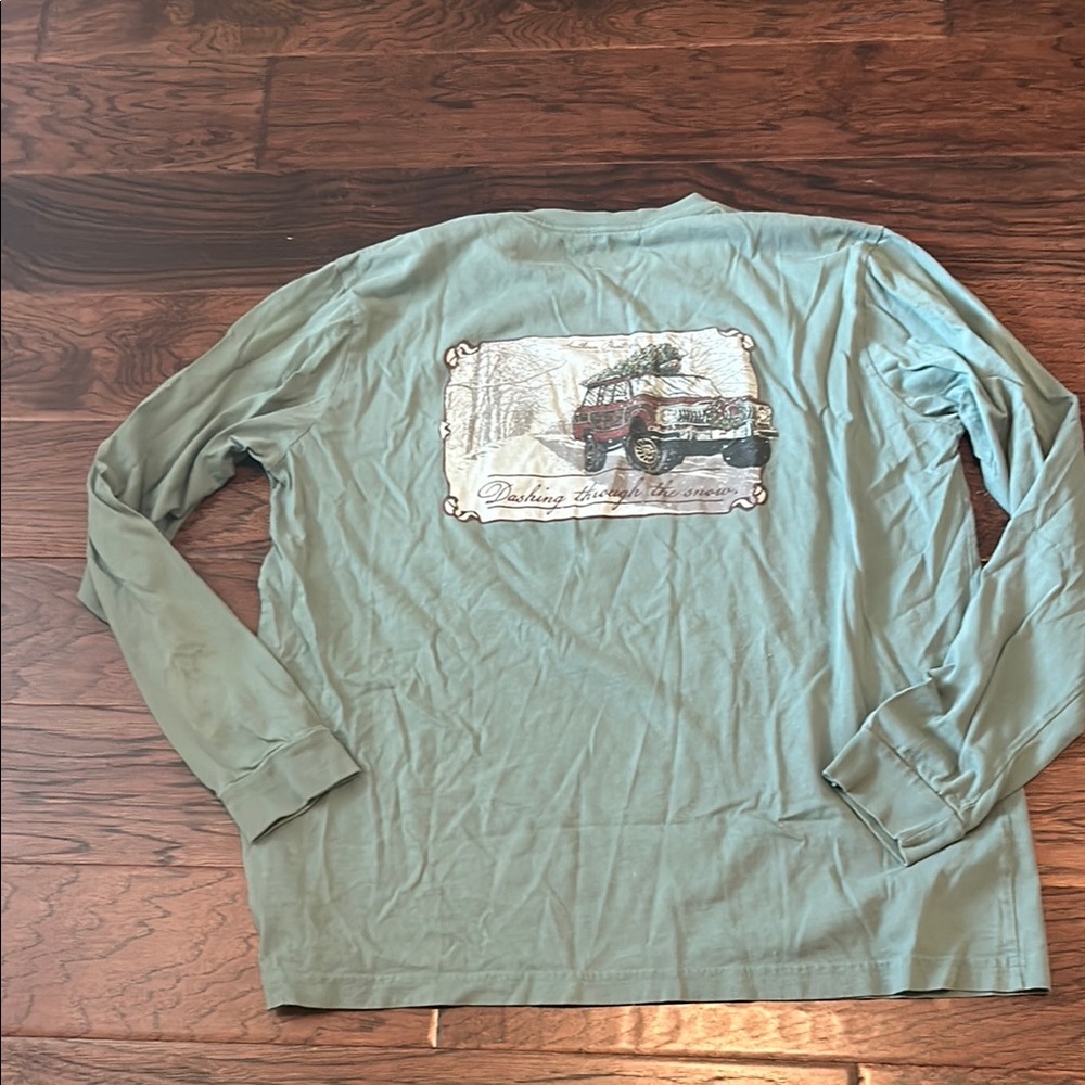Southern Point Co. Men's Green Long Sleeve Shirt